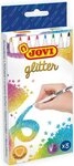 Jovi Filzstift Fasermaler Glitter 1mm VE=8 St&uuml;ck sortiert