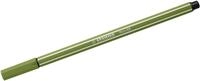 STABILO Filzstift Premium-Filzstift Pen 68 moosgr&uuml;n (10 St&uuml;ck)