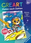 CreArt Malen nach Zahlen ab 5 - Zauberpapier: Weltraum / diverse