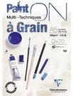 Skizzenbuch Multitechnik Paint'ON gek&ouml;rnt A5 20 Blatt 250g wei&szlig;