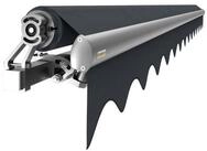 Spettmann Gelenkarmmarkise STAR FIX 300 cm Breite, 250 cm Ausfall, Volant...