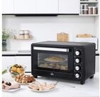 HOMCOM Minibackofen 32L Mini Ofen mit Grillrost, Backblech, mit 3 Kochmodi, Schwarz