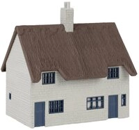 Faller Modellbausatz Faller 131322 Wohnhaus mit Strohdach Haus H0