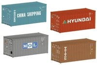 M&auml;rklin G&uuml;terwagen H0 Container-Set 20ft 76553