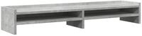 vidaXL Monitorst&auml;nder Monitorst&auml;nder Betongrau 100x24x16 cm Holzwerkstoff