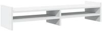 vidaXL Monitorst&auml;nder Monitorst&auml;nder Wei&szlig; 100x27x20 cm Holzwerkstoff
