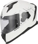 Acerbis Motorradhelm X-Way Solid Helm, integriertes Sonnenvisier
