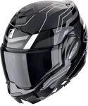 Scorpion Exo Motorradhelm EXO Tech Evo Conquer Helm, integriertes Sonnenvisier