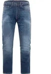 Rokker Motorradhose tech Straight Motorrad Jeans Knieprotektoren enthalten blau...