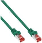 Inline Patchkabel, S/FTP (PiMf), Cat.6, 250MHz, PVC, CCA, gr&uuml;n, 2m Audio- &
