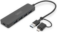 Digitus USB-Verteiler Digitus DA-70235 USB-Hub 4 Port USB-A USB 3.0 5 GBit/s mit