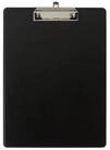EXACOMPTA Klemmtafel 10x Klemmbrett mit H&uuml;lle - Format 23x32cm f&uuml;r A4 - Schwarz -