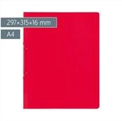BRUNNEN Schulheft BRUNNEN Ringbuch A4, 2 Ringe, 16 mm, PP-Folie, rot
