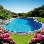 Clear Pool Achtformpool PREMIUM MALLORCA (Set, 2-tlg), in verschiedenen Gr&ouml;&szlig;en