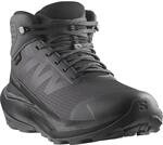 Wanderschuh SALOMON "ELIXIR TOUR MID WP W", Damen, Gr. 43, schwarz (asphalt, schwarz,