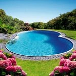 Clear Pool Achtformpool PREMIUM MALLORCA (Set, 2-tlg), in verschiedenen Gr&ouml;&szlig;en