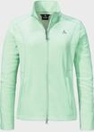 Fleecejacke SCH&Ouml;FFEL "Fleece Jacket Leona3", Damen, Gr. 38, gr&uuml;n (6205, gr&uuml;n),