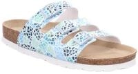 Rohde Alba Pantolette Sommerschuh, Schlappen, Hausschuh mit buntem Druck,...