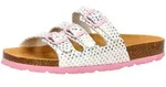 Lico Pantolette Bioline Starline Pantolette silberfarben|wei&szlig; 36 EU