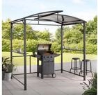 KONIFERA Grillpavillon Roma, Au&szlig;enma&szlig;e BxT: 245x150 cm, Stahlgestell,