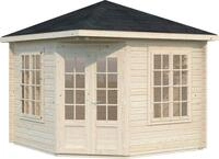 Palmako Gartenhaus Pavillon Melanie, BxT: 400x400 cm, transparent