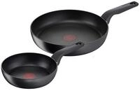 Tefal Bratpfanne Tefal&reg; Pfannen-Set HARD TITANIUM PRO schwarz 2-tlg