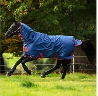 Horseware Pferde-Thermodecke Horseware Mio All-In-OneTurnout 350g - Dark Blue & Red