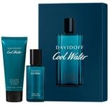 DAVIDOFF Duft-Set Cool Water Set E.d.T. Nat. Spray 40 ml + Shower Gel 75 ml, 2-tlg.,