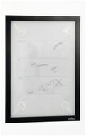 DURABLE Hinweisschild DURABLE 4843 DURAFRAME&reg; WALLPAPER Rahmen A4 skl. schwarz