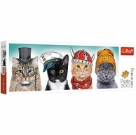 Trefl Puzzle Panorama Fluffy Team, 500 Puzzleteile