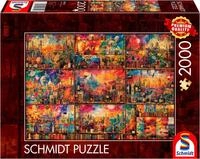 Schmidt Spiele Puzzle Genussvolle Auszeit: Auf Reisen Mit B&uuml;Chern Und Wein...