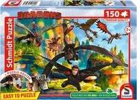 Schmidt Spiele Puzzle Kinderpuzzle DreamWorks Dragons Fliegende Drachen...