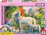 Schmidt Spiele Puzzle Einhornstute mit zwei Fohlen, 200 Puzzleteile, Made in...