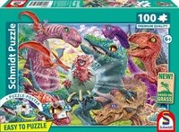 Schmidt Spiele Puzzle 100 Teile Kinder Puzzle Kleine Dinos, gro&szlig;e Abenteuer...