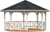 Palmako Holzpavillon Betty, BxT: 551x551 cm, naturbelassen