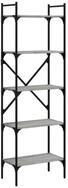 vidaXL B&uuml;cherregal NA B&uuml;cherregal 5 F&auml;cher Grau Sonoma 56x31,5x174 cm...