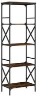 vidaXL B&uuml;cherregal B&uuml;cherregal 5 B&ouml;den R&auml;uchereiche 59x35x171 cm...