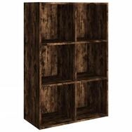 vidaXL B&uuml;cherregal, Buchregal/Sideboard R&auml;uchereiche 66x30x98 cm Holzwerkstoff