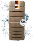 4rain Regentonne SLIM Wandtank 500 Liter taupe