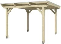 Skanholz Holzpavillon Marseille, BxTxH: 327x350x236 cm, inkl. Aufschraubstutzen