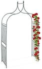 relaxdays Rosenbogen Metall mit Spitze