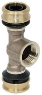 Viega Wasserrohr Viega Raxofix T-St&uuml;ck, Modell 5317, Rp-Gewinde 25 x 1/2" x 25...