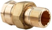 Viega Gewindefitting Rotguss Verschraubung AG/IG Typ 3331 flachdichtend, 1/2...