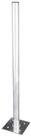 SkyRevolt SAT-Halterung 1m Mast 50mm Standfuss ALU Mastfuss SAT Antennenmast