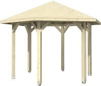 Skanholz Holzpavillon Nancy 2, Leimholz, 333 x 288 cm