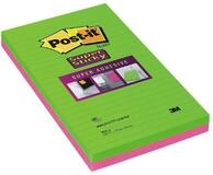 Post-it Notes Haftnotizblock Haftnotizen Super Sticky 125x200mm Ultrafarben...