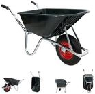 TRUTZHOLM Schubkarre Schubkarre PP100 l PU Rad Bau Karre Gartenschubkarre