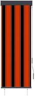 Rollo Au&szlig;enrollo 60 x 250 cm Orange und Braun, vidaXL