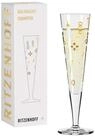 Ritzenhoff Champagnerglas Goldnacht, Kristallglas