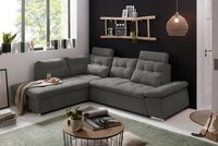 ED EXCITING DESIGN Ecksofa Nalo, mit Schlaffunktion